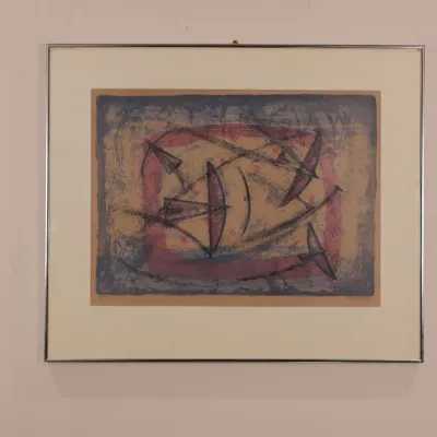 Rufino Tamayo (1899–1991), “Poesía del Vuelo,” 1958, Signed & Numbered Color Lithograph 38/100