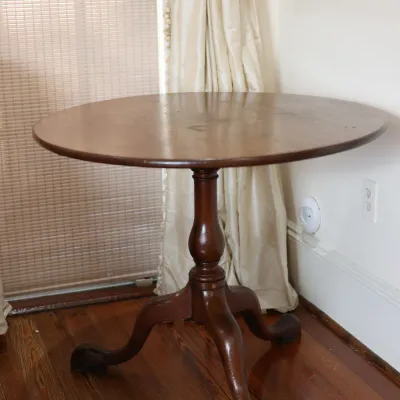 George III Mahogany Pedestal Table, Late 18th Century