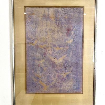 Charles Henry Reinike Signed Abstract Monoprint – No. 1/15, Framed