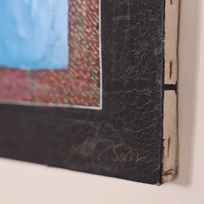 John T. Scott (1940–2007), “Letter to a Haitian Friend No. 1,” 1980–81, Mixed Media on Canvas
