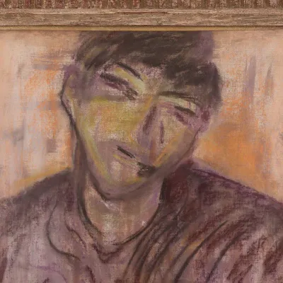 Peter Roussel Norman (1903–1975), Portrait of a Man, 1959, Signed Painting