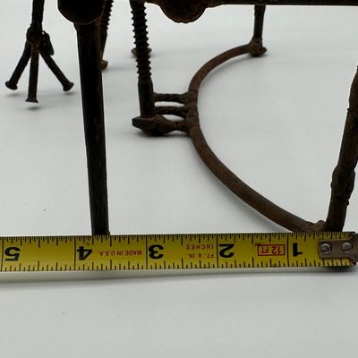 Signed Welded Metal Musician Sculpture Ensemble