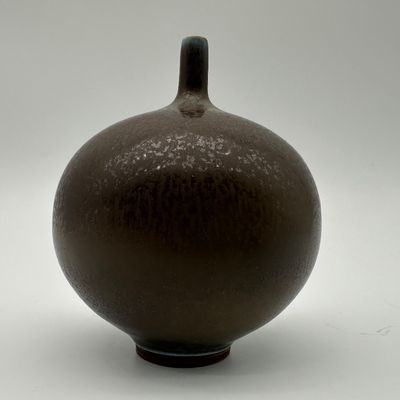 Pair of Berndt Friberg for Gustavsberg Miniature Stoneware Vases