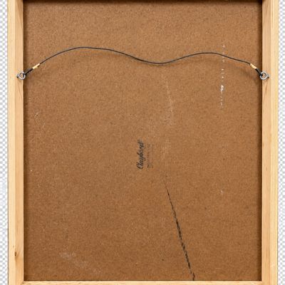 Signed Wayne Amedee Untitled Mixed Media on Panel, 2009