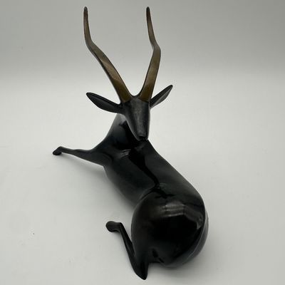 Loet Vanderveen Limited Edition Bronze “Antelope” Sculpture