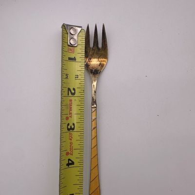 18 Egon Lauridsen ELA Denmark Sterling Silver & Guilloché Enamel Cocktail Forks