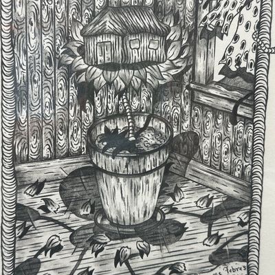 George Febres (1943–1996), 1976, Original Work on Paper