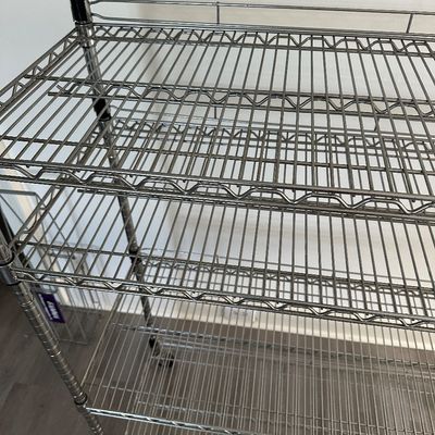 Commercial Chrome Wire 6-Tier Rolling Shelving Unit (3rd floor)