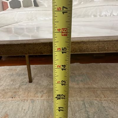 Mid-Century Modern Marble Top Coffee Table