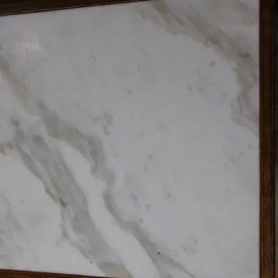 Mid-Century Modern Marble Top Coffee Table