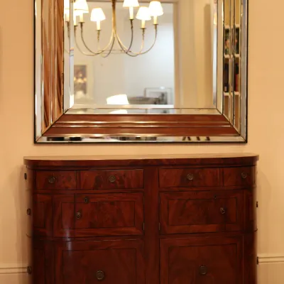 Regency Ebony-Banded Flame Mahogany Sideboard, Circa 1815