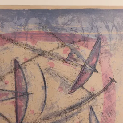 Rufino Tamayo (1899–1991), “Poesía del Vuelo,” 1958, Signed & Numbered Color Lithograph 38/100