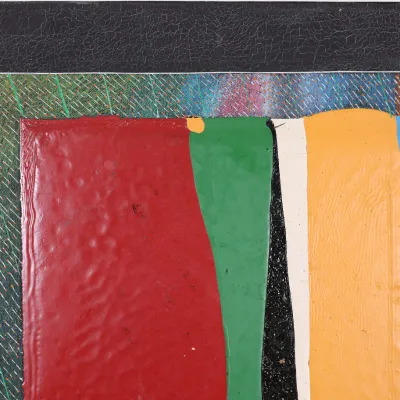 John T. Scott (1940–2007), “Letter to a Haitian Friend No. 1,” 1980–81, Mixed Media on Canvas