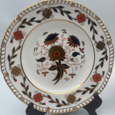 Royal Crown Derby Bone China Salad Plates, Demitasse Cups & Saucers