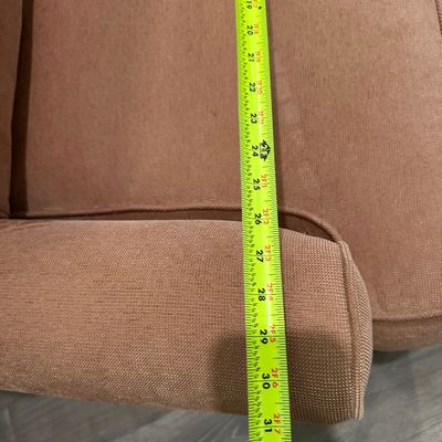 Upholstered Armchair with Matching Ottoman