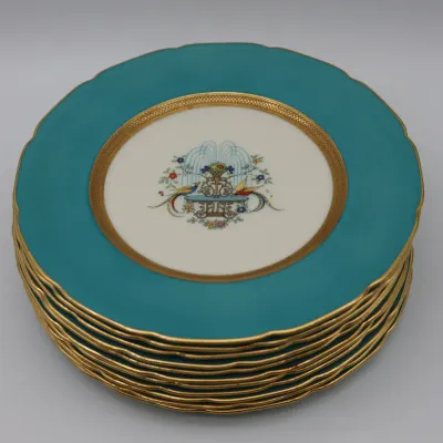 Lenox Fountain Porcelain Dinner Plates