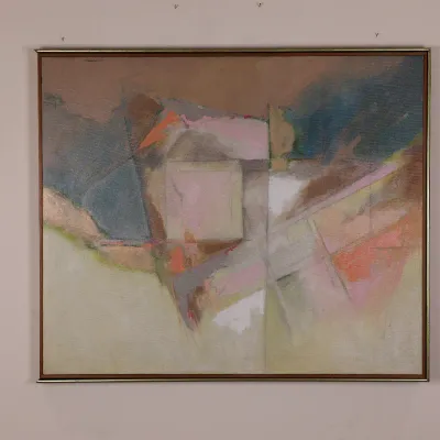 Betty J. Moran (American, 1925–2013), Untitled Abstract, Signed Acrylic on Canvas, 30 x 36 in.