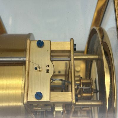Jaeger-LeCoultre Atmos II Gilt Brass & Glass Mantel Clock