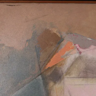 Betty J. Moran (American, 1925–2013), Untitled Abstract, Signed Acrylic on Canvas, 30 x 36 in.