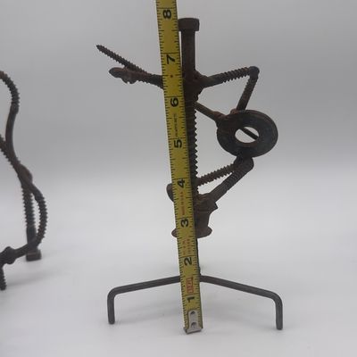 Signed Welded Metal Musician Sculpture Ensemble