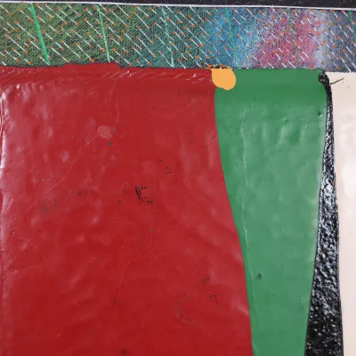 John T. Scott (1940–2007), “Letter to a Haitian Friend No. 1,” 1980–81, Mixed Media on Canvas