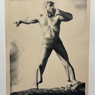 Rockwell Kent – “Eternal Vigilance is the Price of Liberty,” Signed Lithograph