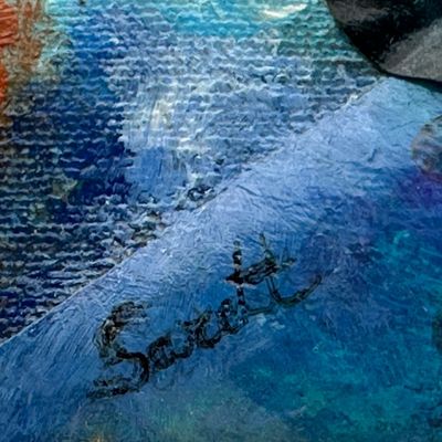 Edith Feiner Sarett - Original Signed Mixed Media on Paper