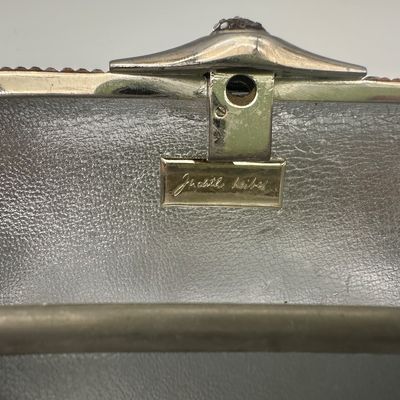 Judith Leiber Vintage Camouflage Crystal Minaudière Evening Bag