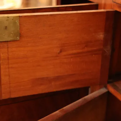 Regency Ebony-Banded Flame Mahogany Sideboard, Circa 1815