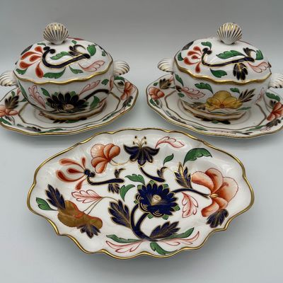 Royal Worcester Imari Fine Bone China Dinner Service, 1964