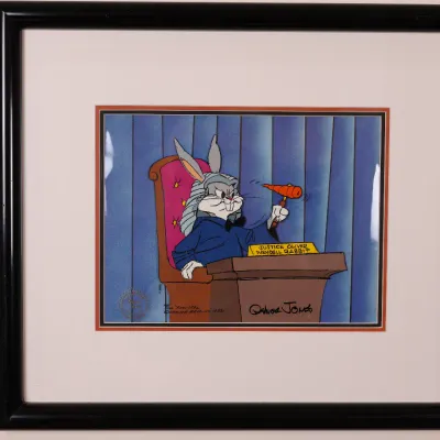 Chuck Jones “Justice Oliver Wendell Rabbit” Limited Edition Animation Cel, 1982