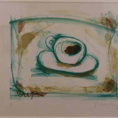 Claes Oldenburg “Cup” 1973 Signed & Numbered Lithograph 23/50