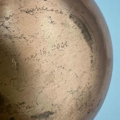 Jade Snow Wong Mid-Century Modern Copper Enamel Bowl