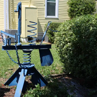 Martin Payton (American/Louisiana, b. 1948), “L’Amistad,” 1983, Unique Painted Steel Sculpture