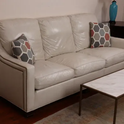 Mid-Century Modern Marble Top Coffee Table