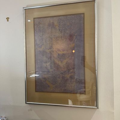 Charles Henry Reinike Signed Abstract Monoprint – No. 1/15, Framed