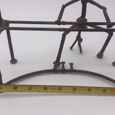 Signed Welded Metal Musician Sculpture Ensemble