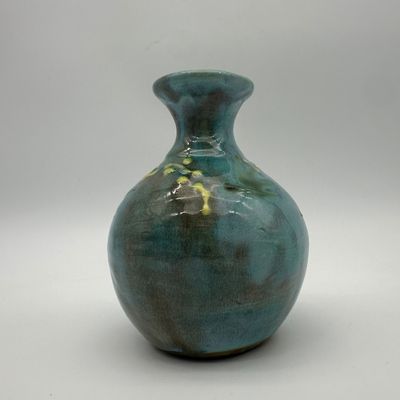 Earthworks Barbados Glazed Art Pottery Vase