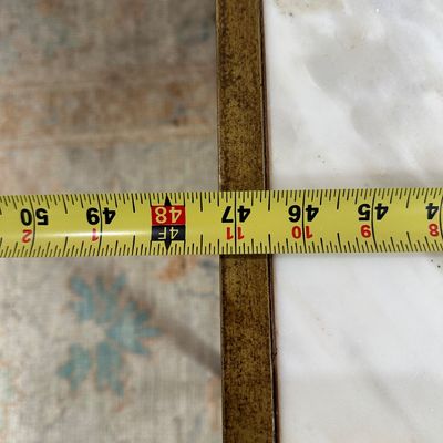 Mid-Century Modern Marble Top Coffee Table