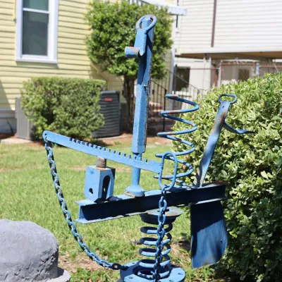 Martin Payton (American/Louisiana, b. 1948), “L’Amistad,” 1983, Unique Painted Steel Sculpture
