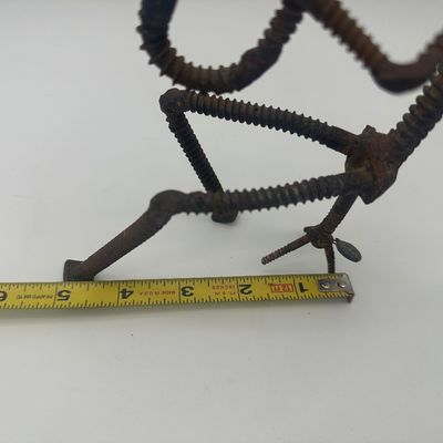 Signed Welded Metal Musician Sculpture Ensemble