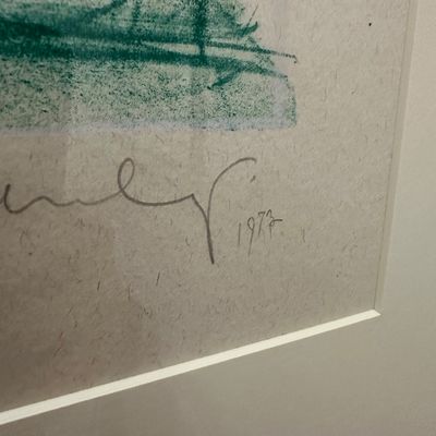 Claes Oldenburg “Cup” 1973 Signed & Numbered Lithograph 23/50