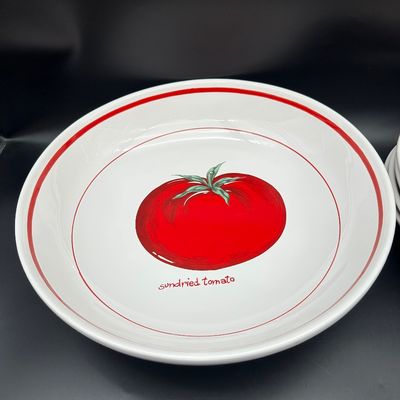Over and Back “Sundried Tomato” Italian Bowls & Serving Bowl