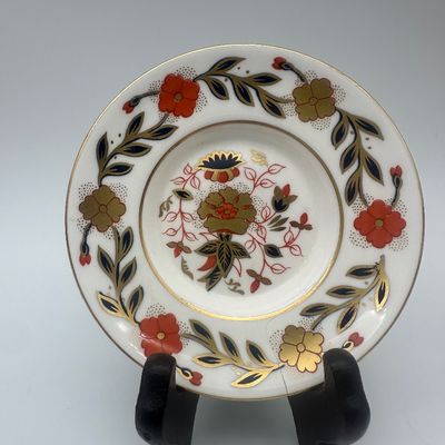 Royal Crown Derby Bone China Salad Plates, Demitasse Cups & Saucers