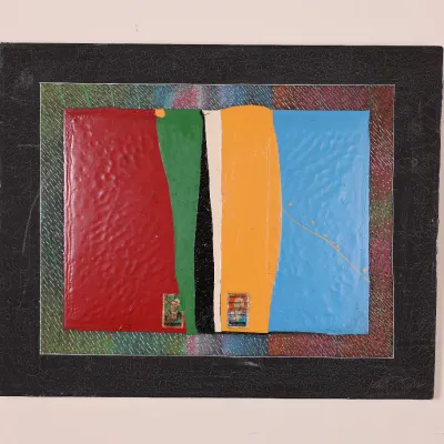 John T. Scott (1940–2007), “Letter to a Haitian Friend No. 1,” 1980–81, Mixed Media on Canvas