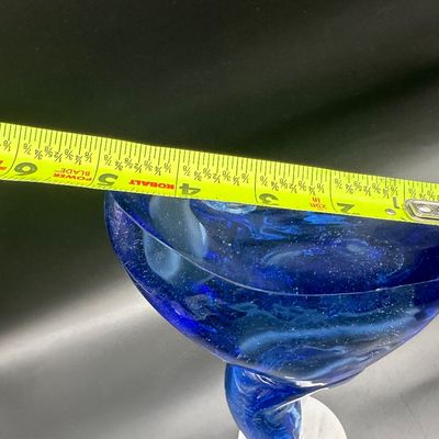 Maurice Alvarado “Blue Torso” Blown Glass Sculpture