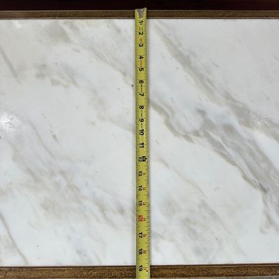 Mid-Century Modern Marble Top Coffee Table