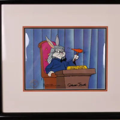 Chuck Jones “Justice Oliver Wendell Rabbit” Limited Edition Animation Cel, 1982