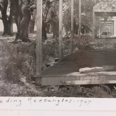 Clarence John Laughlin (1905–1985), “Receding Rectangles,” 1947, Gelatin Silver Photograph
