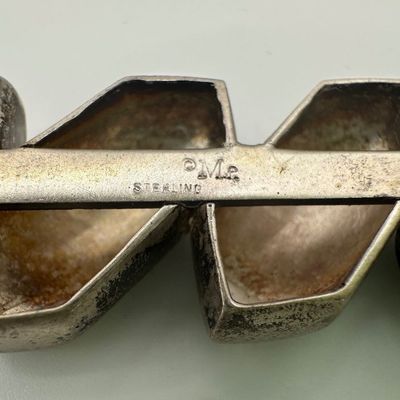 Mignon Faget Sterling Silver Geometric Brooch